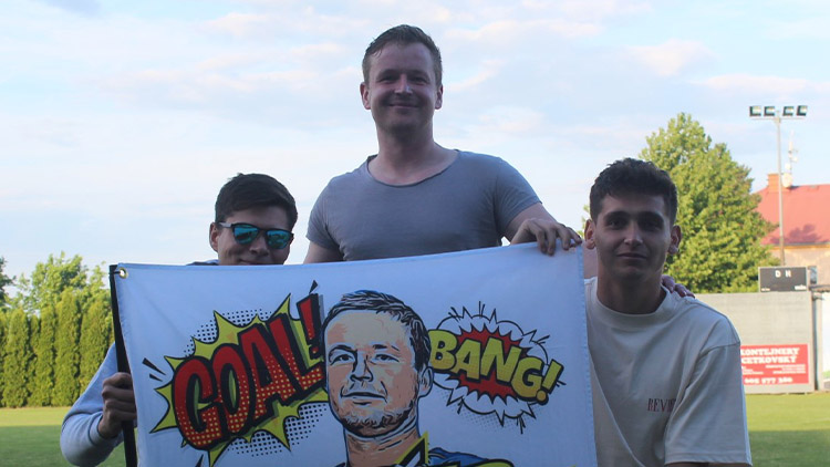 „Lobem to řeším, protože už nemůžu,“ hlásil se smíchem střelec Jan Všianský