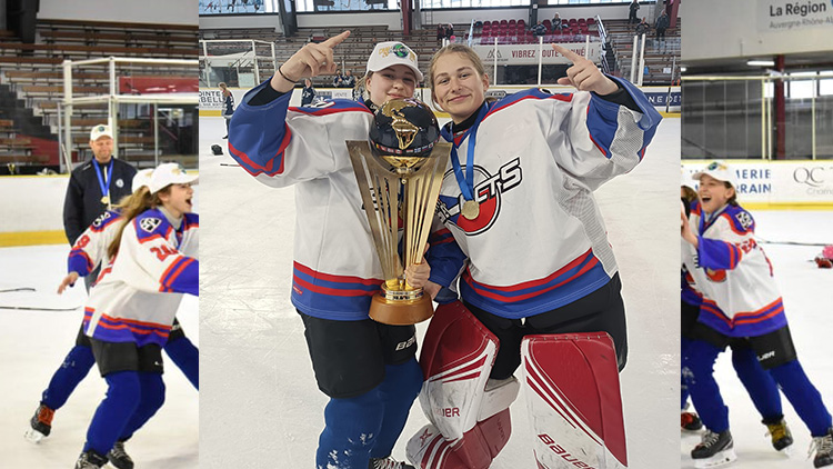 Prostějovanky pomohly ke zlatu  mladých hokejistek