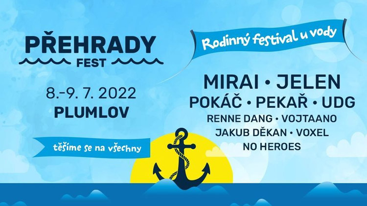 Pozor! Přehrady Fest ve Žraloku už v pátek!