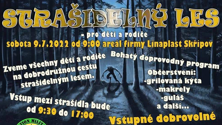 Les ve Skřípově vás postraší už příští sobotu