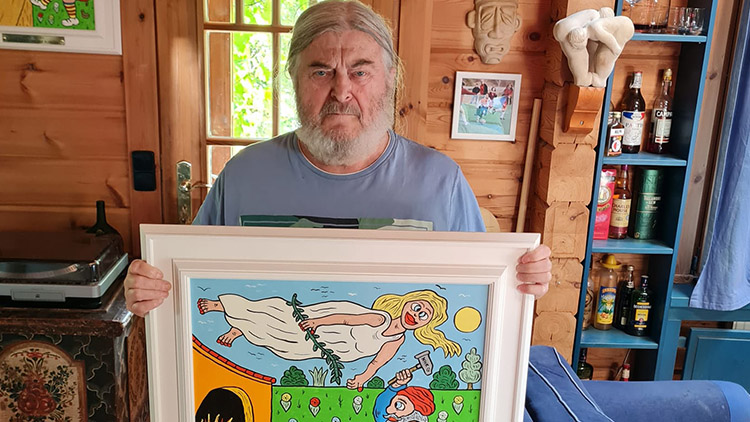 V Avatarce vystavuje  František Ringo Čech