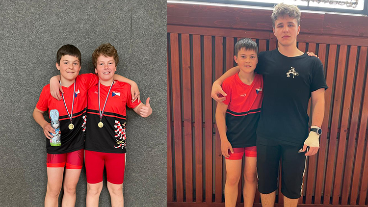 Mladí zápasníci Čechovic získali na třech  turnajích osm medailí včetně pěti zlatých!