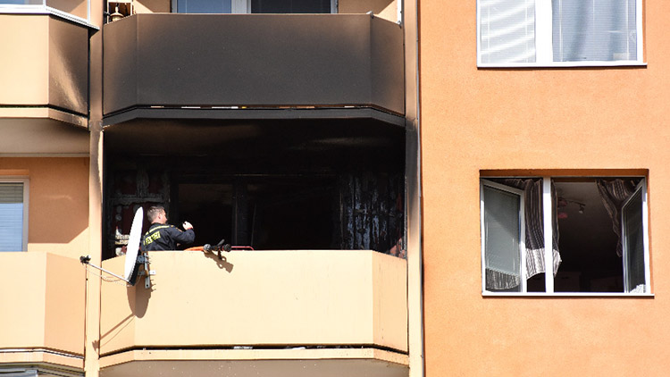 Za požár v Moravské může  ODHOZENÝ VAJGL!