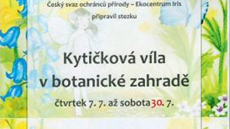 Kytičková víla v botanické zahradě