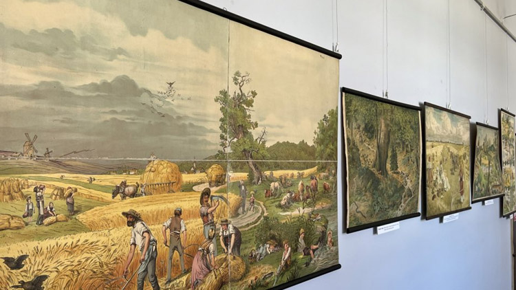 Unikátní sbírka školních obrazů v přerovském muzeu. Dnes bychom je ve třídách našli jen stěží