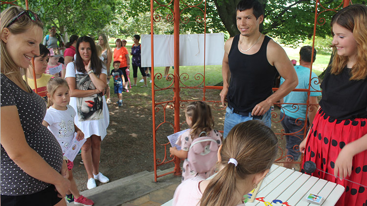 Zámecký park plný pohádek s Večerníčkem