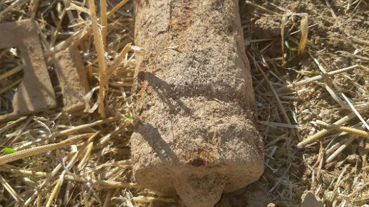 Na poli „zakopl“ o válečnou munici