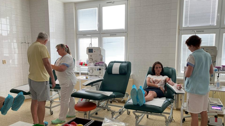 Zaměstnanci magistrátu darují krev