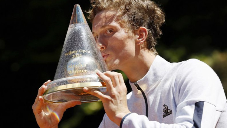 Liberecký challenger ovládl tenista  TK Agrofert Prostějov Jiří Lehečka