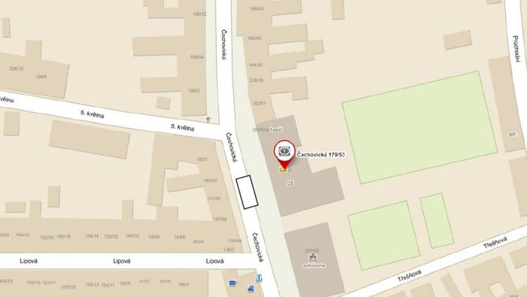 Uzavírka v ulici Čechovická