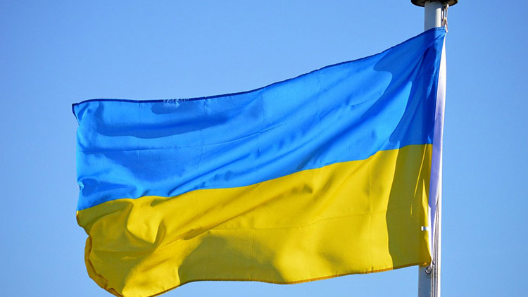 Vandalům se znelíbil symbol Ukrajiny