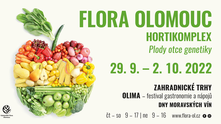 Podzimní Flora se koná na přelomu září a října, připomene zakladatele genetiky Gregora J. Mendela