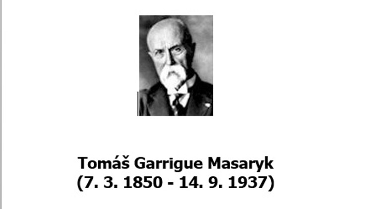 Připomínka výročí úmrtí T. G. Masaryka