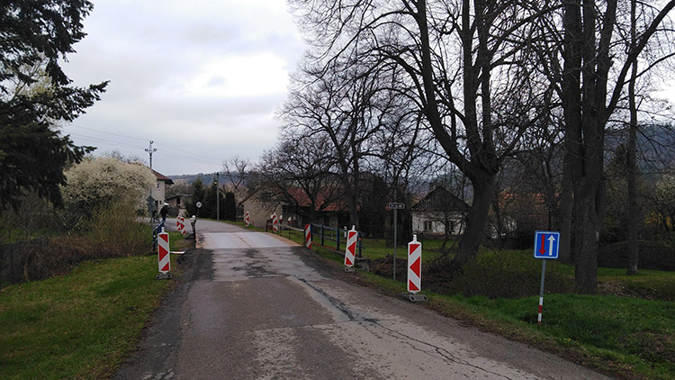 Křižovatka ve Ptenském Dvorku bude zcela uzavřena