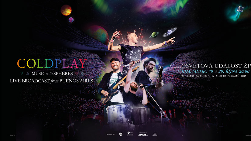 V kině zahrají slavní Coldplay