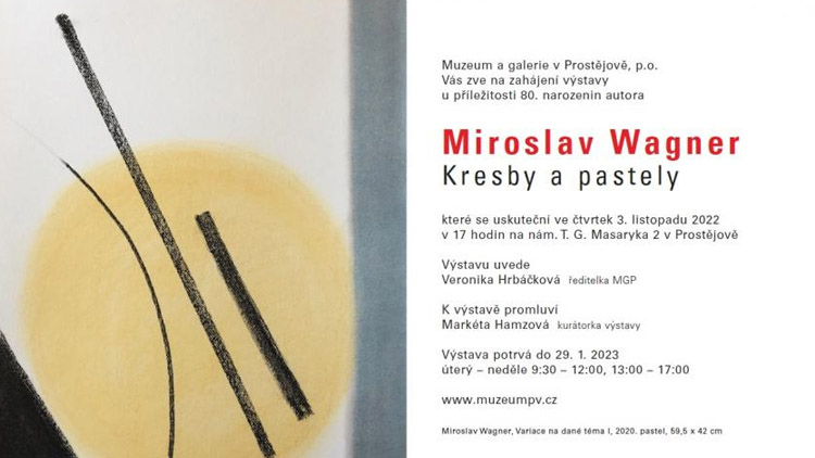 Vernisáž výstavy Miroslav Wagner - Kresby a pastely