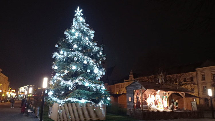 Rozsvícení stromků