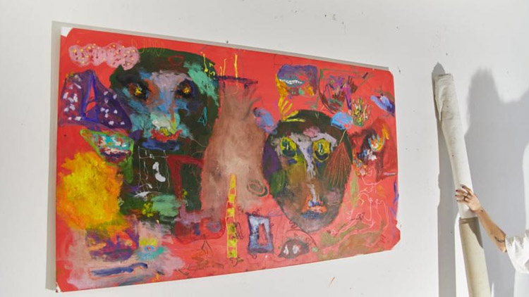 Malby členů skupiny FAKE GUCCI STUDIO