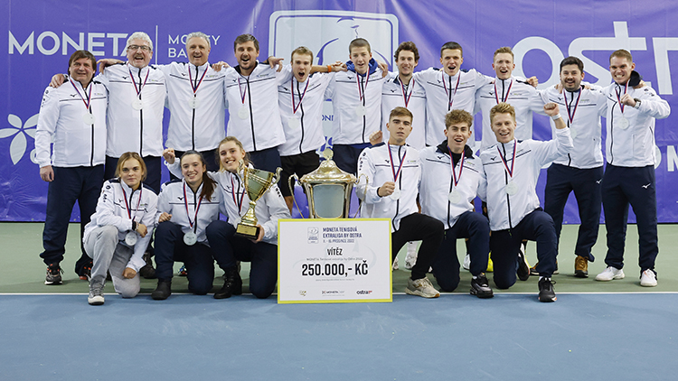 Tenisté TK Agrofert Prostějov získali český titul v extralize