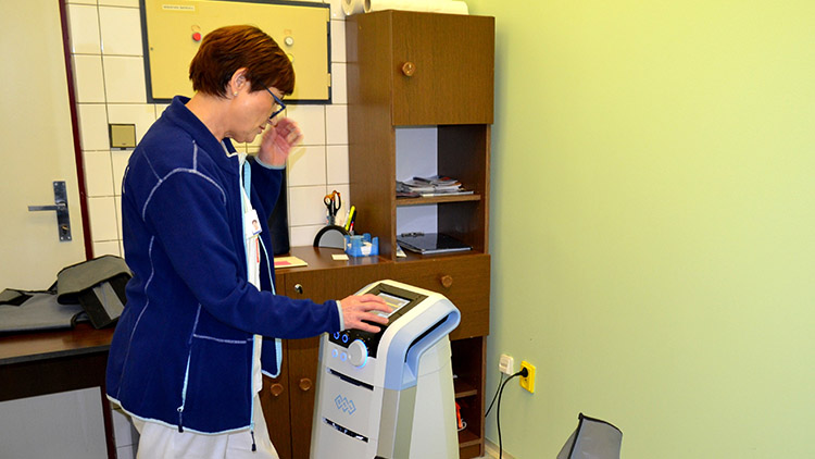 Přístrojovou lymfoterapii nabízí nový moderní přístroj