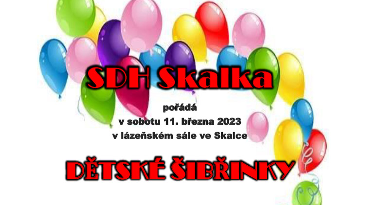 Dětské šibřinky ve Skalce