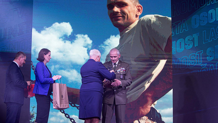 Ondřej Škultety obdržel při vyhlašování Sokola roku cenu Fair Play