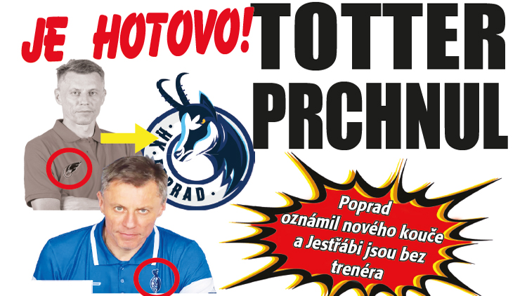 Je hotovo, Totter prchnul