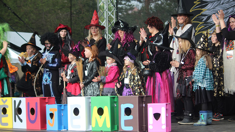 Plumlovskou miss se stala čarodějnice Pavučinka