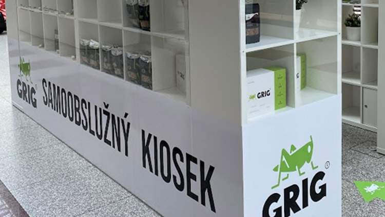 Grig uvádí první samoobslužný kiosek s jedlým hmyzem