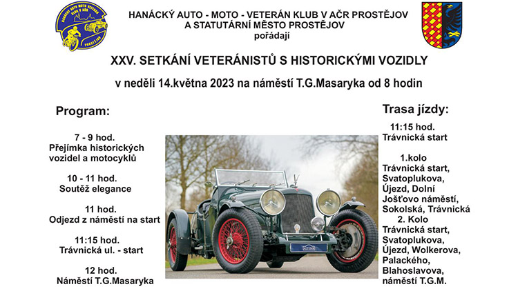 XXV. SETKÁNÍ VETERÁNISTŮ S HISTORICKÝMI VOZIDLY