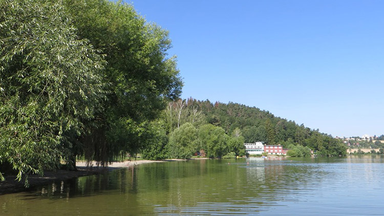 V plumlovské přehradě se dá koupat