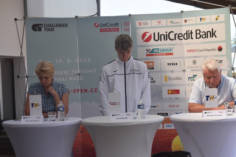 Jedničkou UniCredit Czech Open bude Jiří Lehečka