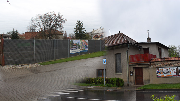 Dům v centru Smržic šel k zemi,  nová stavba vyhlíží povolení