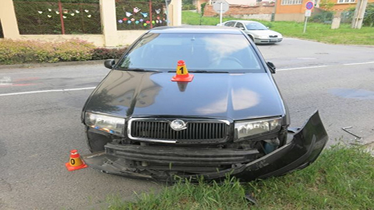 Motorkáře málem ranila mrtvice