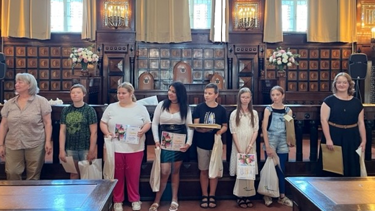 Vyhlášení vítězů výtvarné soutěže