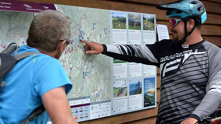 Jesenické cyklotrasy nově míří na Staroměstsko