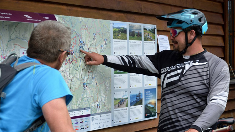 Jesenické cyklotrasy nově míří na Staroměstsko