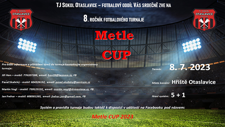 METLE CUP slibuje silnou konkurenci  i zábavu