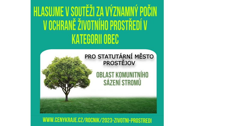 Komunitní sázení stromů v nominaci na Cenu Olomouckého kraje