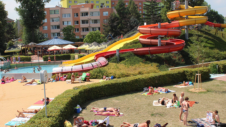 Sanitka v aquaparku