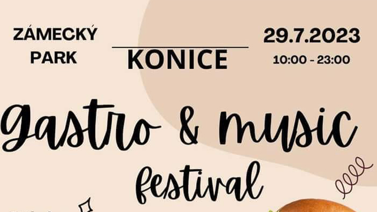Gastro a music festival v Konici