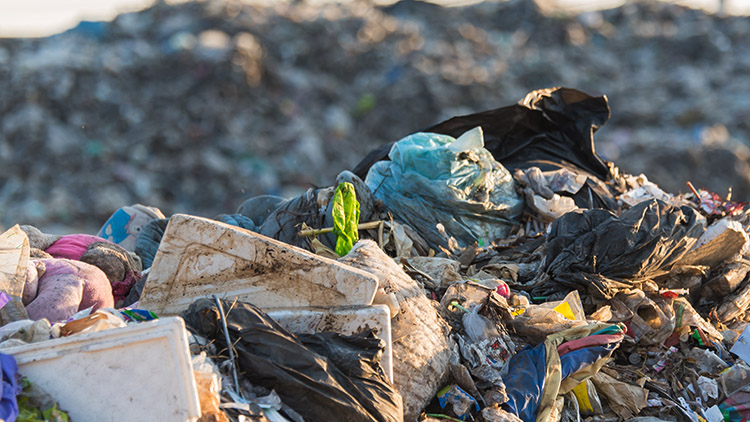 Lidé u tůní kálí