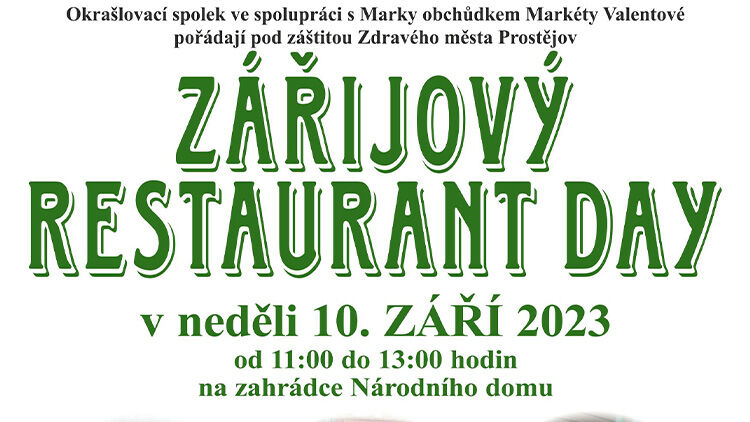 Zářijový Restaurant Day se blíží