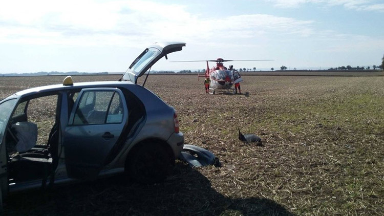 Rychlá jízda poslala dítě vrtulníkem do nemocnice