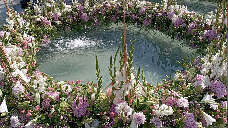 Výstaviště Flora Olomouc  vyzdobilo Arionovu kašnu