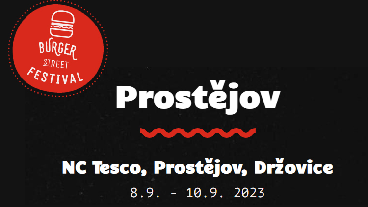 O víkendu všichni na  Burgr Street Festival Prostějov