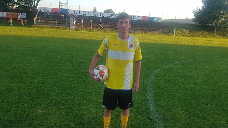  David Holub: „Že mi hattrick těsně utekl,  to mě trochu mrzí. Fakt jsem  ho chtěl dát“