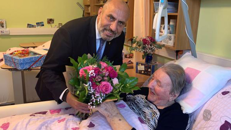 Františka Lakomá oslavila 100. narozeniny