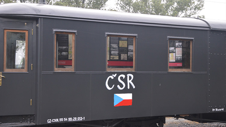 Legiovlak vzbudil v Prostějově zaslouženou pozornost