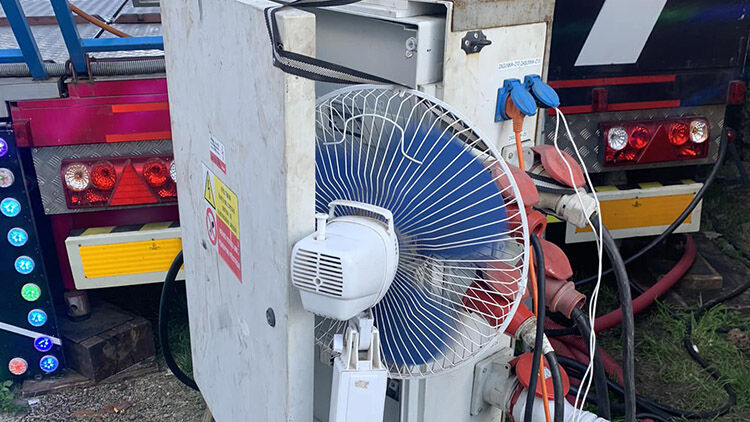 Hodovou elektřinu „jistil“ větrák